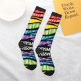 thumbnail image 6 of Autism Awareness Knee High Socks for Women Long Leg Warmers Socks, 6 of 7