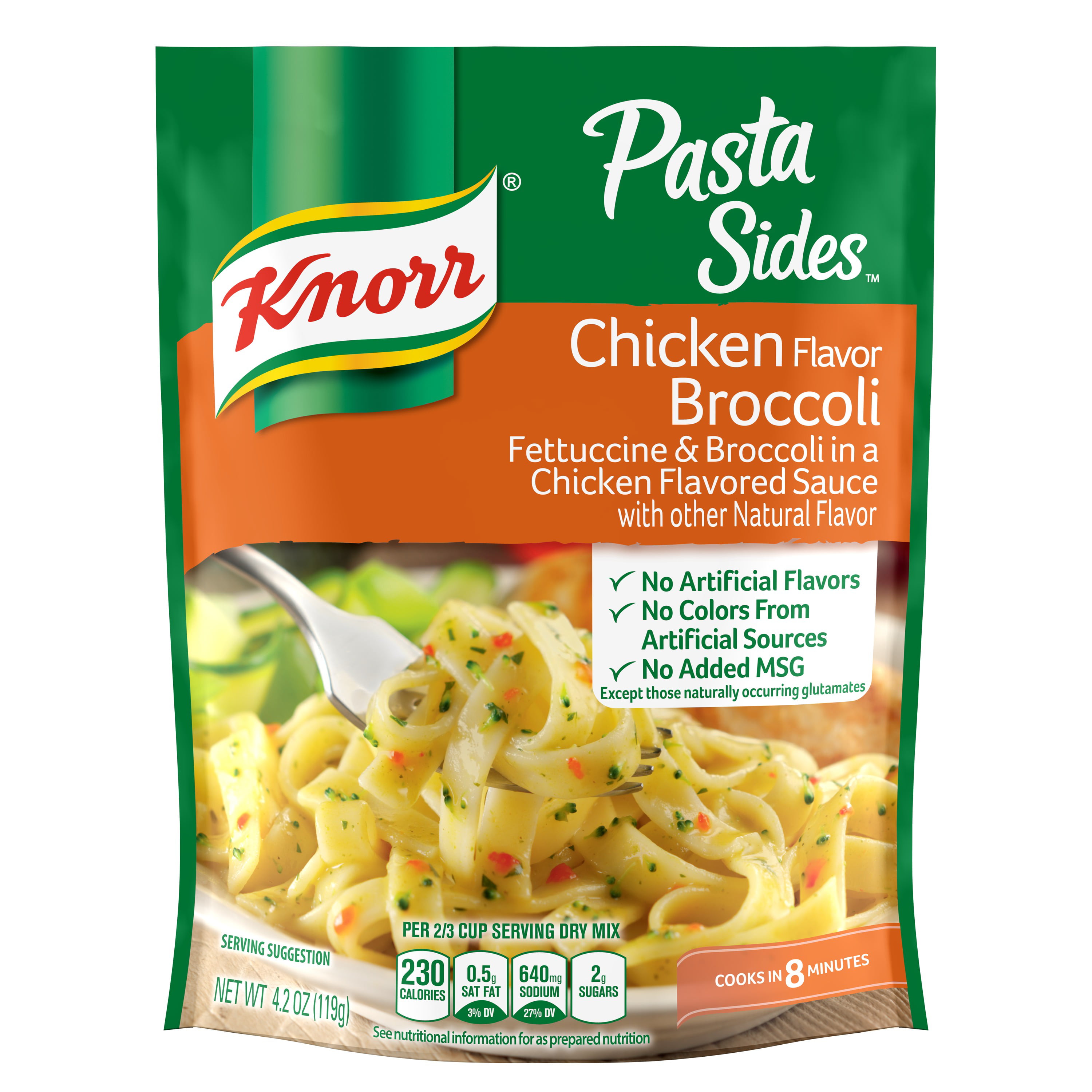 Knorr Pasta Sides Chicken Broccoli 4.2 oz - Walmart.com - Walmart.com