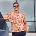 thumbnail image 4 of Fotbe Funny Food Camiseta Polo de Golf para Hombre con Estampado – Camisa Deportiva Transpirable con Cuello Abotonado-XX-Large, 4 of 6