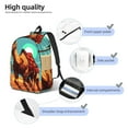 thumbnail image 4 of Naloa Cool Camel Oasis Vibes Canvas Backpack for Men Women Rucksack Casual Travel Daypack College Tote Satchel Bookbag for Teens-Medium, 4 of 7