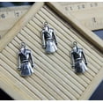 thumbnail image 6 of U8MO 20~50pc Retro Dust Coat Alloy Charms Pendant Jewelry Making DIY 23*11mm-6pcs, 6 of 9