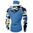 thumbnail image 4 of Domuza Mens Uv Protection Shirts with Mask Lightweight Long Sleeve Hooded Sun Shirt SPF 50+ UPF Hoodie Summer Fishing Shirts Royal Blue L, 4 of 4