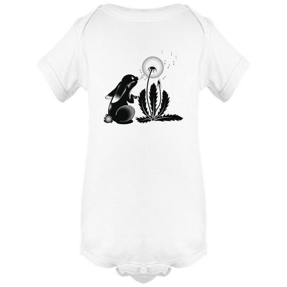 Black Hare Bodysuit Infant -Image by Shutterstock,  24 Months