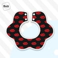 thumbnail image 4 of Hirioo Red Beautiful Lips for Baby Cotton Petal Bib Drool Bibs for Baby Boy Unisex, 4 of 9