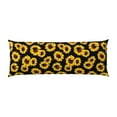 thumbnail image 2 of Easygdp Sunflower 6 Long Body Pillowcase - Super Soft Microfiber Body Pillow Case - Envelope Closure, Cool, Anti-Fading- 20x54 in, 2 of 8