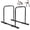 2 Side Locked,Black, variant on BarefHaven Adjustable Dip Bar, Heavy Duty Parallette Push Up Stand with 660 LBS Capacity, Anti-Slip Foam Grips, Portable Fitness Workout Dip Station for Home Gym, Calisthenics