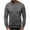 Dark Gray, variant on Mens Long Sleeve Shirts - Soft Comfy Slim-Fit Casual Pullover Round Neck Full Sleeves Tee Shir for Men Dark Gray