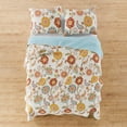 thumbnail image 4 of Levtex Home - Ashbury Spring Quilt Set -Twin Quilt + One Standard Pillow Sham - Floral in Ivory Coral Teal Gold - Quilt Size (68x86in.) and Pillow Sham Size (26x20in.) - Reversible - Cotton, 4 of 6