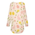 thumbnail image 4 of Pxiakgy Hauts de Pâques pour Femmes en Solde, Chemise à Manches Longues Imprimée Œuf de Pâques et Lapin Col Rond Décontracté Chandail en Molleton Printemps Pâques Lapin Œuf de Pâques Col Rond Ample Décontracté, 4 of 5