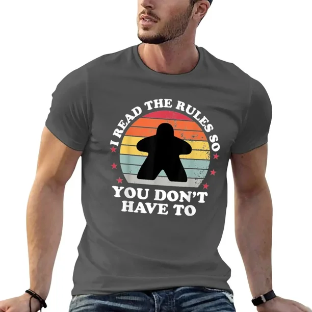 Leto las reglas juego de mesa divertido jugador de juego de mesa regalo camiseta vintage sudor camisetas para hombres gráfico