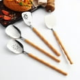 thumbnail image 7 of 10pc 304 Stainless Steel Kitchen Utensils Set Wood Handle Tool for Cookware, 7 of 7