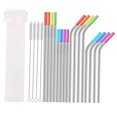 thumbnail image 5 of SWETRACE 1 Set Stainless Steel Straws Assorted Color For Tea Cups Summer Beverages, 5 of 8