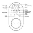 thumbnail image 3 of Labymos Digital Thermostat Outlet Plug 16A Outlet Socket Temperature Controller 5+1+1 Six Periods & Heating and Cooling Mode with Touch Button LED Screen for Fan Heater Radiator AC Air Conditioner, 3 of 8