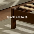 thumbnail image 3 of LIFEMENT Queen Signature Wood Platform Bed Frame Walnut, Noise-Free, Under Bed Storage, No Box Spring Needed, Easy Assembly, 3 of 9