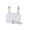White#9527, variant on Baby Girls Sleeveless Jazz Cropped Tops Crew Neck Solid Color Tee Tops for Girl Stage Performance Tops