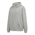 thumbnail image 6 of NMMUED Hoodie for Women Rhinestone Sleeve Sweatshirt Stylish Casual Athletic Pullover with Pocket Fashion Trendy Y2k Gray 3XL, 6 of 9