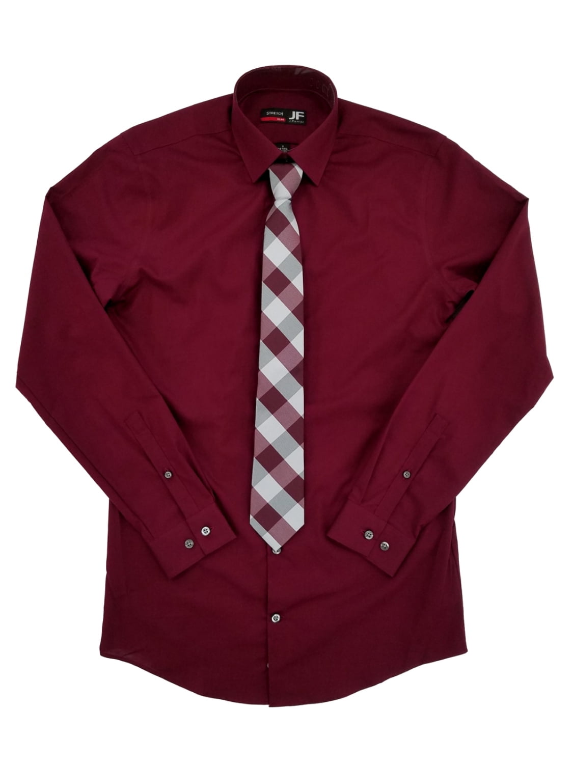 deep red dress shirt