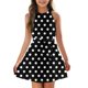 thumbnail image 3 of Girls' Summer Dress Kids 2025 Sleeveless Polka Dot Dress with Belt Cute Summer Casual Sundress for Kids Lightweight and Comfortable ,Sie:150, 3 of 6