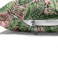 thumbnail image 4 of Tropical Pet Bed, Exotic Hawaii Jungle Themed Interpretation of Multitude Palm Leaves, Resistant Pad for Dogs and Cats Cushion with Removable Cover, 24" x 39", Green Rose Pastel Pink, by Ambesonne, 4 of 4
