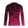 thumbnail image 4 of Aobny Teacher Tshirts Pink Workout Cotton Long Sleeve Shirts Graphic Pullover Big & Tall Crew Neck Tops,XXXXL, 4 of 5