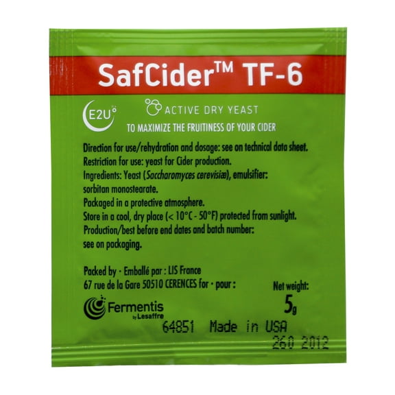 Fermentis SafCiderâ„¢ TF-6 (5g)