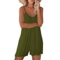 thumbnail image 2 of Romper Nfsion, casual de verano, sin mangas, con bolsillos para mujer, 2 of 4
