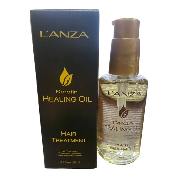 L`anza Keratin Healing Oil Treatment 3.4 Oz/100 ml Brand New