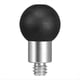 thumbnail image 1 of Adaptador de Rótula de Aluminio de 17 mm con Rosca de 1/4 Pulgada, Brazo de Zócalo de 17 mm, Bola de TPU para Soporte de Teléfono de Bicicleta o Motocicleta., 1 of 9