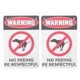 thumbnail image 1 of EeaseCA 2Pcs No Peeing Warning Sign Hanging Garden Caution Sign Iron Wrought Painting, 1 of 8