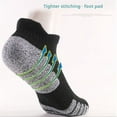 thumbnail image 5 of Men and Women Ankle Socks Athletic Cushioned Breathable Low Cut Tab With Arch Support - 6 Pairs, 5 of 8