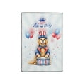 thumbnail image 2 of Happy 4th of July Patriotic Golden Retriever Marching Band Uniform Balloons Fireworks Travel Passport Wallet Goldens Dog Lover Gifts Idea PU Leather Passport Holder Cover - 13009, 2 of 5