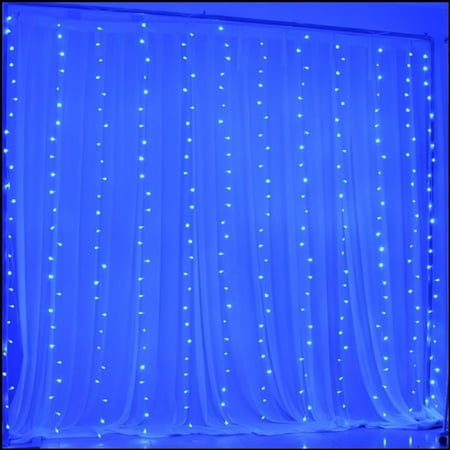 Led Curtain Lights 3mx3m Fairy Curtain String Light 300 Led