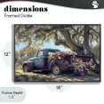 thumbnail image 4 of Stupell Industries Farmhouse Repurposed Truck Filled with Flowers Black Framed Giclee Art, 18 x 12, by Franklyn Gregory, 4 of 8