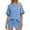 Navy, variant on Lopecy-Sta Loungewear for Women Gift for Wife Women's 2 Piece Pajama Sets Short Sleeve Lounge Sets Soft Round Neck Top and Shorts Sleepwear