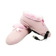 thumbnail image 1 of Foot Pad Electric Heating Slippers Far Infrared Short Cuts Plush USB Charge Split Feet Large Pocket Design Hand Warmer, 1 of 18