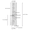 White 04, variant on Freestanding Corner Storage Cabinet with 2 Doors and Adjustable Shelves, White MDF Narrow Floor Cabinet Organizer for Bathroom, Kitchen, Living Room, or Bedroom