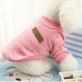 thumbnail image 2 of Pet Dog Classic Knitwear Sweater Fleece Coat Soft Thickening Warm Pup Dogs Shirt Winter Pet Dog Cat Clothes Puppy Customes Clothing for Small Dogs(Read The Size Chart First), 2 of 4