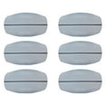 thumbnail image 2 of 6 almohadillas de silicona transpirables para tirantes de sujetador, suaves y cómodas, lavables. General Blanco, 2 of 9