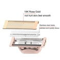 thumbnail image 4 of 2 Pack Replacement Body Shaving Heads, Compatible with Finish Touch Flawless Nu Razor Replacement Blades, with Cleaning Brush, Rose Gold, 4 of 5