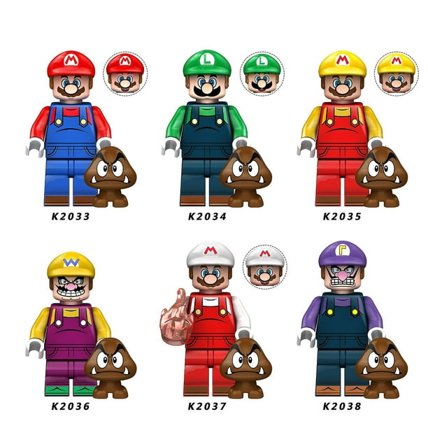 6 Figurines Mario - Lot 1