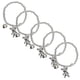 thumbnail image 2 of Pulseras bonitas BearLuxe 5Pzas 9cm 5mm Acero Inox/Resorte Plata, 2 of 5