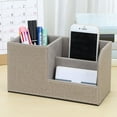 thumbnail image 6 of Office Supplies Desk Organizer Storage Box for Pen Business Card Remote Control Mobile Phone Home Office Desktop Pen Holder Remote Control Cosmetic Organizer Storage Box, 6 of 7