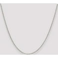 thumbnail image 5 of Sterling Silver 2.5mm Rolo Chain (20 X 2.5) Made In Italy qfc2-20, 5 of 5