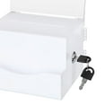 thumbnail image 6 of MAGIDEAL Acrylic Donation Business Container Case Fundraising Ballot Box white, 6 of 8
