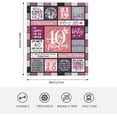 thumbnail image 6 of 40th Birthday Gifts Women, 40 Year Old Birthday Gifts for Women, Forty Birthday Gifts for Women, 1984 40th Birthday, 40th Birthday Decorations Women, 40 Yr Old Birthday Gifts Throw Blanket 60"x50", 6 of 6