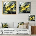 thumbnail image 4 of Designart "Evolving In Pink Grey Liquid Ink III" Modern Geometric Wall Art Living Room, 4 of 5