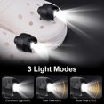 thumbnail image 5 of Faros para Croc ZHCH 4 Piezas Recargables USB Negro, 5 of 5