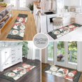 thumbnail image 6 of Yayeee Runner Rug for Bedroom 2'x6' Machine Washable Hallway Non Slip Mat, Snowman Family, 6 of 8