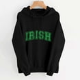 thumbnail image 1 of Pantalons pour Femmes Imprimé Saint-Patrick Décontracté Manches Longues Sweat à Capuche Ample Saint-Patrick, 1 of 5