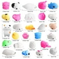 thumbnail image 2 of 36Pc Squishy Animal Stress Relief Toys, Soft Squeeze Fidget Toys, Kawaii Mini Doughnut Shaped Fidget Gadgets, Party Favors Sensory Toys, 2 of 2